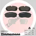 Fékbetét Készlet, Tárcsafék - Zimmermann