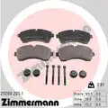 Fékbetét Készlet, Tárcsafék - Zimmermann