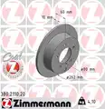 FÉKTÁRCSA BS MITSUBISHI - Zimmermann