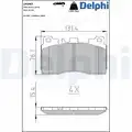 Fékbetét Készlet - Delphi