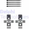 Tartozékkészlet, Tárcsafékbetét - Delphi