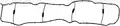 Tömítés, szívókönyök - Reinz