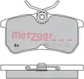 Fékbetét Készlet, Tárcsafék - Metzger