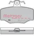 Fékbetét Készlet, Tárcsafék - Metzger