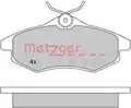 Fékbetét Készlet, Tárcsafék - Metzger