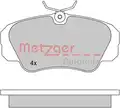 Fékbetét Készlet, Tárcsafék - Metzger