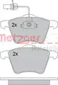 Fékbetét Készlet, Tárcsafék - Metzger