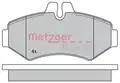 Fékbetét Készlet, Tárcsafék - Metzger