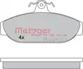 Fékbetét Készlet, Tárcsafék - Metzger