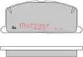 Fékbetét Készlet, Tárcsafék - Metzger
