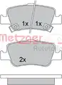 Fékbetét Készlet, Tárcsafék - Metzger