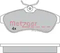 Fékbetét Készlet, Tárcsafék - Metzger