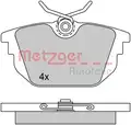 Fékbetét Készlet, Tárcsafék - Metzger