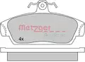 Fékbetét Készlet, Tárcsafék - Metzger