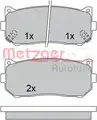 Fékbetét Készlet, Tárcsafék - Metzger