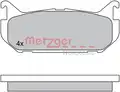 Fékbetét Készlet, Tárcsafék - Metzger