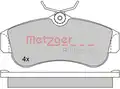 Fékbetét Készlet, Tárcsafék - Metzger