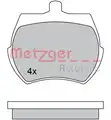 fékbetétkészlet, tárcsafék - Metzger