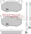 Fékbetét Készlet, Tárcsafék - Metzger