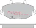 Fékbetét Készlet, Tárcsafék - Metzger
