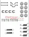 tartozék készlet, rögzítőfék pofa - Metzger
