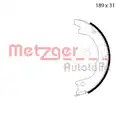 Fékpofakészlet, Rögzítőfék - Metzger