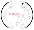 Fékpofakészlet, Rögzítőfék - Metzger