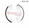 Fékpofakészlet - Metzger