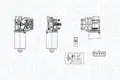 Ablaktörlő Motor - Magneti Marelli