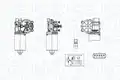 Ablaktörlő Motor - Magneti Marelli