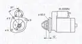 Indítómotor - Magneti Marelli
