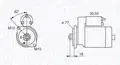 Indítómotor - Magneti Marelli