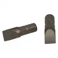 Bitfej, lapos, 8X1.2X25, 10 db, 1/4
