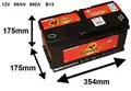 BANNER STARTING BULL 12V 88AH 680A J+ - Banner