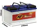 BANNER ENERGY BULL 12V 80AH J+ - Banner