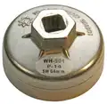 Olajszűrő leszedő kupak 64 mm x 14 aluminium - BGS