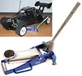 Miniatűr hidraulikus emelő, 90 kg - BGS