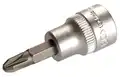 Csavarfej adapterrel 3/8 csillag PZ 3 CV - BGS