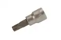 Csavarfej adapterrel 3/8  T45 furatos CV - BGS