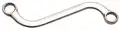 Hajlított csillagkulcs S-forma, 18x19 mm - BGS