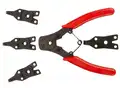 Seeger fogó 160 mm-es 4 cserélhető fejjel - BGS