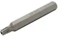 T profilú bitfej (furattal) T40 x 75 mm - BGS