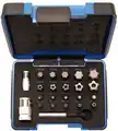 Torx kulcs készlet 23 részes T-Plus ötszög - BGS