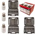 Bit készlet 88 részes 1/2 XZN, imbusz, Torx - BGS