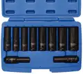 Levegős dugókulcs készlet, 10-24 mm, 10 részes - BGS
