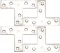Derékszög készlet 4db 70x50x16 mm - BGS