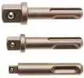 Adapter készlet (négyszög) SDS befogással, 3db - BGS