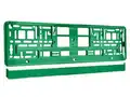 Rendszámtábla tartó, metál zöld színu - Carmotion