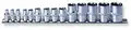 Torx dugókulcs 14 db klt. 1/4- 3/8- 1/2  E4-től E24-ig - Jonnesway