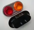 EGYESITETT HÁTSÓLÁMPA PÁR /2KEREK BÚRÁS/ - Kelemen